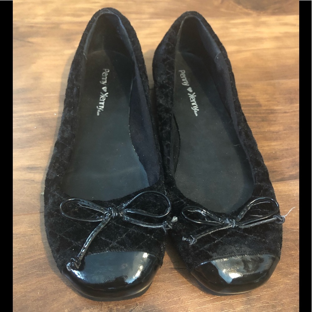 Penny Loves Kenny Ballerina Black Flats Size 6.5
